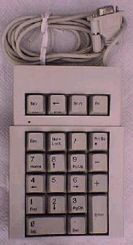 Picture of the keypad